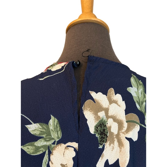 Blue Floral Maxi Dress - Picture 5 of 5